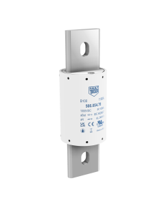 Fuse 1000VDC aBat/aR 1100A 63x203mm silver plated axial terminals, fixing centres 152mm