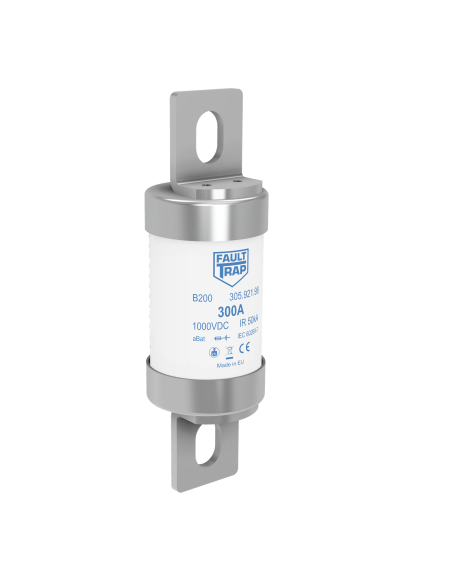 Fuse 1000VDC aBat 200A 38x127mm axial terminals, fixing centres 99mm