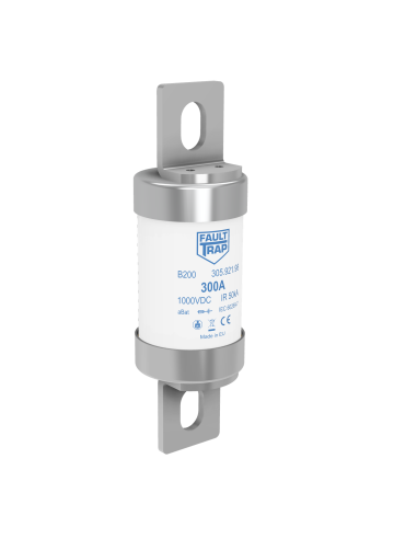 Fuse 1000VDC aBat 125A 38x127mm axial terminals, fixing centres 99mm