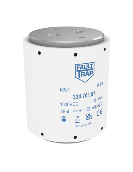 Fuse 1000VDC aBat 800A 89x106mm 2x M12 flush end terminals