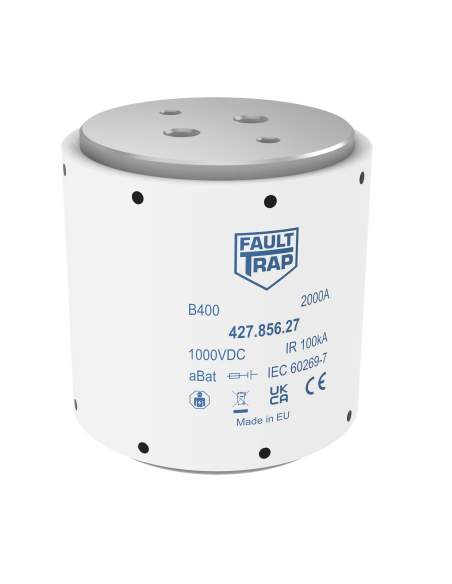 Fuse 1000VDC aBat 2000A 103x106mm 2x M12 flush end terminals