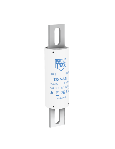 Fuse 1500VDC aBat 315A 50x215mm axial terminals, fixing centres 168mm