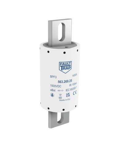 Fuse 1500VDC aBat 700A 76x215mm axial terminals, fixing centres 171mm