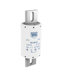 Fuse 1500VDC aBat 900A 76x215mm axial terminals, fixing centres 171mm