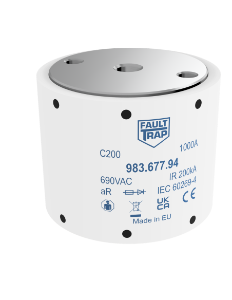 Fuse 690VAC aR 800A size 2 61x50mm M10 flush end terminals