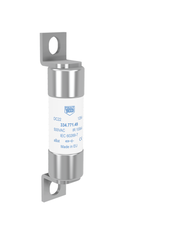 Fuse 1000VDC aBat 20A 22x65mm surface mount, fixing centres 87mm
