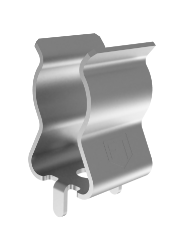 Clip fuse holder for fuses with diameter 10mm -  pin distance 11mm without end stops