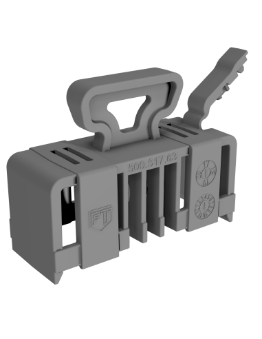 Fuse handle for 10x38mm fuses with IP20 protection