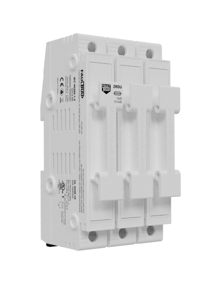 Fuse holder 1250VAC/1500VDC 32A 10x85mm 3 poles