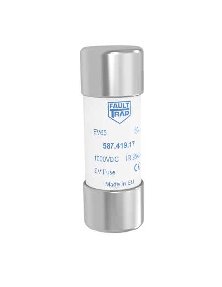 Fuse 1000VDC EV-Full Range 80A 22x65mm