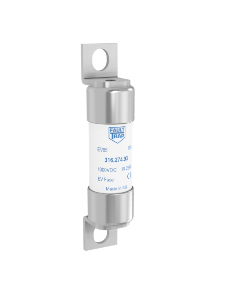 Fuse 1500VDC EV-Full Range 60A 22x65mm surface mount, fixing centres 87mm