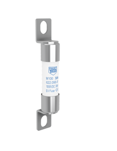 Fuse 1000VDC EV-full range 30A 10x38mm surface mount, fixing centres 53mm
