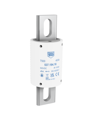 Fuse 500VDC aBat 300A 38x109mm fixing centres 80mm