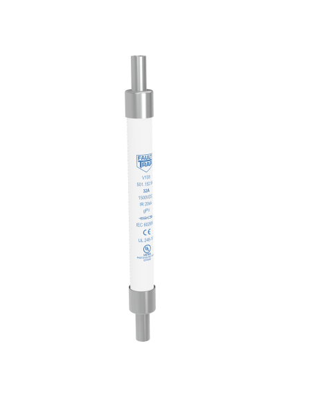 Fuse 1500VDC gPV 30A 10x85mm in-line terminals