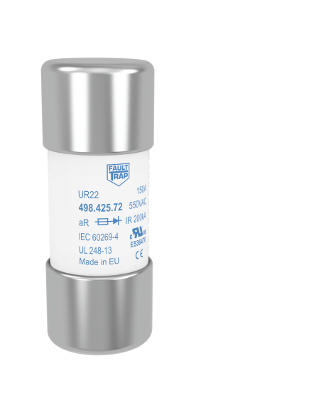 Fuse 500VAC IEC/550VAC UL aR 50A 22x58mm
