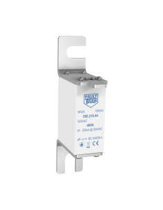 Fuse 690VAC/700VDC aR 25A DIN000/80 with indicator and with lug for microswitch fitting - fixing centres 80mm